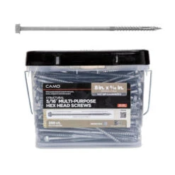 CAMO Hot-Dip Galvanized Heavy Duty Multi-Purpose Hex Head Structural Screws - 5/16"
