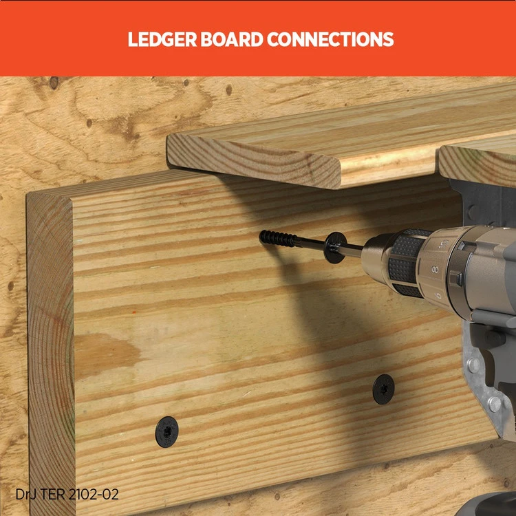 CAMO Ledger & Multi-Ply Flat Head Structural Screws - 5/16" 5 CAMO Ledger & Multi-Ply Flat Head Structural Screws - 5/16" - Image 3