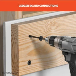 CAMO Ledger & Multi-Ply Flat Head Structural Screws - 5/16" 12 CAMO Ledger & Multi-Ply Flat Head Structural Screws - 5/16" -ANTONY SHOP Sales CAMSLEDF main 40