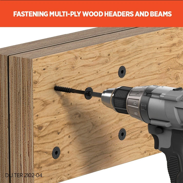 CAMO Ledger & Multi-Ply Flat Head Structural Screws - 5/16" 7 CAMO Ledger & Multi-Ply Flat Head Structural Screws - 5/16" - Image 5