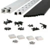 Color Guard Lincoln Aluminum White/Black Gate Kit - 42"