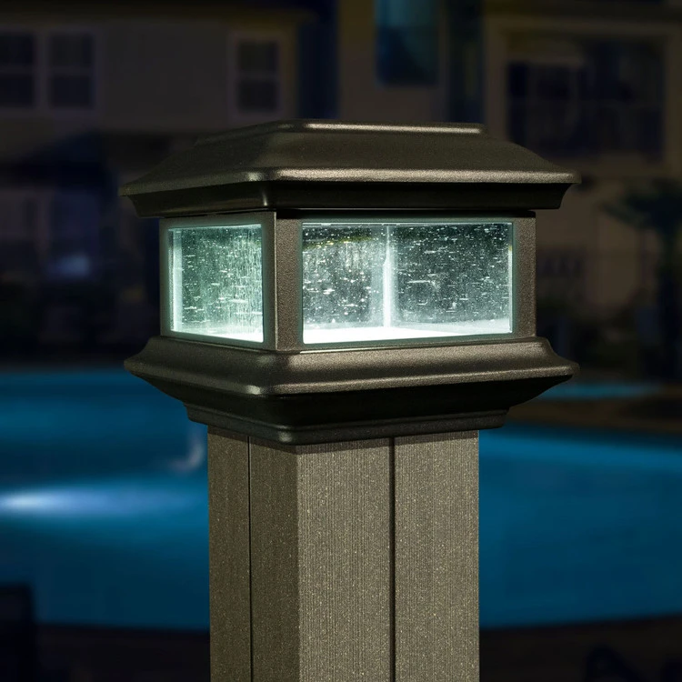 Classy Caps Colonial Solar Post Cap - Black - 4x4 4 Classy Caps Colonial Solar Post Cap - Black - 4x4 - Image 2