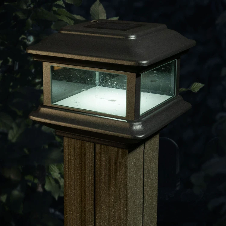 Classy Caps Colonial Solar Post Cap - Black - 4x4 5 Classy Caps Colonial Solar Post Cap - Black - 4x4 - Image 3