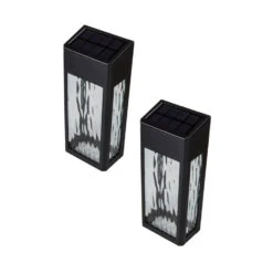 Classy Caps Lancaster Deck & Wall Light - Black - Pack Of 2
