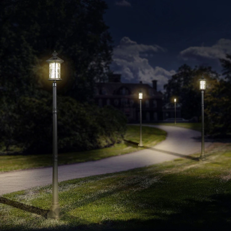 Classy Caps Aluminum Lamp Post Base - Black 4 Classy Caps Aluminum Lamp Post Base - Black - Image 2