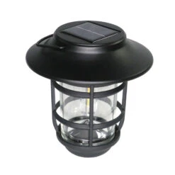 Classy Caps Nottingham Solar Hanging Coach Light - Black