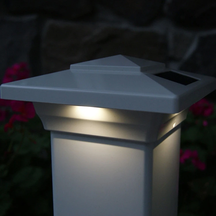 Classy Caps Windsor Solar Post Cap - White - 4 X 4 6 Classy Caps Windsor Solar Post Cap - White - 4 X 4 - Image 4