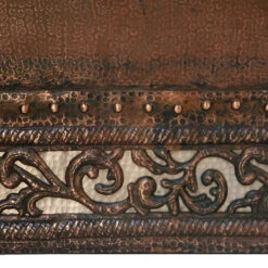 Premier Copper Products 67" Hammered Copper Double Slipper Bathtub With Scroll Base And Nickel Inlay 8 Premier Copper Products 67" Hammered Copper Double Slipper Bathtub With Scroll Base And Nickel Inlay -ANTONY SHOP Sales COPBTN67DBSBNI main 30