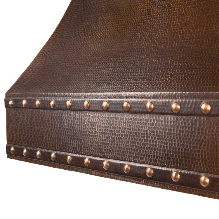 Premier Copper Products 36" Hammered Copper Wall Mounted Correa Range Hood 5 Premier Copper Products 36" Hammered Copper Wall Mounted Correa Range Hood - Image 3