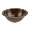 Premier Copper Products Small Round Under Counter Hammered Copper Sink - 12"x12"x5" -ANTONY SHOP Sales COPLR12FDB main 10