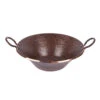 Premier Copper Products Round Hand Forged Old World Miners Pan Copper Vessel Sink 2 Premier Copper Products Round Hand Forged Old World Miners Pan Copper Vessel Sink -ANTONY SHOP Sales COPPVMPDB main 10