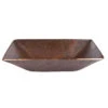Premier Copper Products Modern Rectangle Hand Forged Old World Copper Vessel Sink 1 Premier Copper Products Modern Rectangle Hand Forged Old World Copper Vessel Sink -ANTONY SHOP Sales COPPVMRECDB main 10