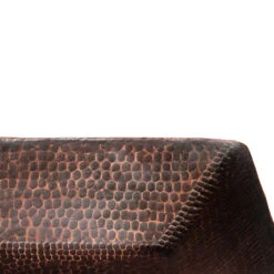 Premier Copper Products 14" Square Hand Forged Old World Copper Vessel Sink -ANTONY SHOP Sales COPPVSQ14DB main 30