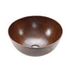 Premier Copper Products Medium Round Vessel Hammered Copper Sink -ANTONY SHOP Sales COPVR15BDB main 10