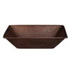 Premier Copper Products 17" Rectangle Wired Rim Vessel Hammered Copper Sink 2 Premier Copper Products 17" Rectangle Wired Rim Vessel Hammered Copper Sink -ANTONY SHOP Sales COPVREC17WDB main 10