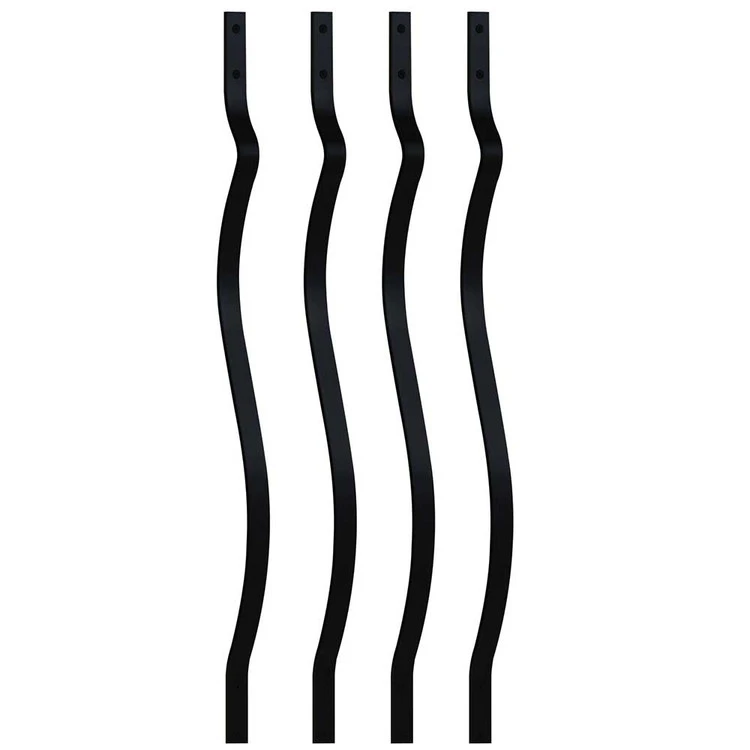 Deckorators Baroque Face Mount Balusters - 32-1/4" - Pack Of 60 - Textured Black 4 Deckorators Baroque Face Mount Balusters - 32-1/4" - Pack Of 60 - Textured Black - Image 2