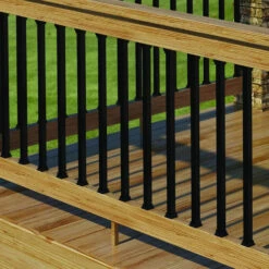 Deckorators Estate Square Balusters - 32" - Pack Of 100 - Satin Black