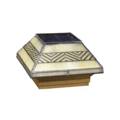 Deckorators Chevron Filigreed Solar Post Cap - 4x4