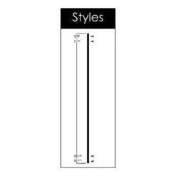 DekPro Traditional Face Mount Balusters - 32" - Pack Of 100 -ANTONY SHOP Sales DPR32FACEMNTBAL100 main 50