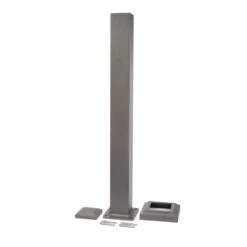 DekPro Prestige Aluminum Post, Cap & Skirt Kit - 4" X 4"