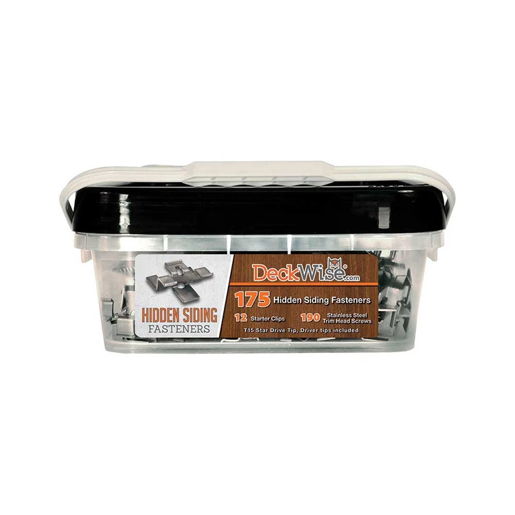 DeckWise Hidden Siding Fastener Kit - 175 Fasteners 3 DeckWise Hidden Siding Fastener Kit - 175 Fasteners