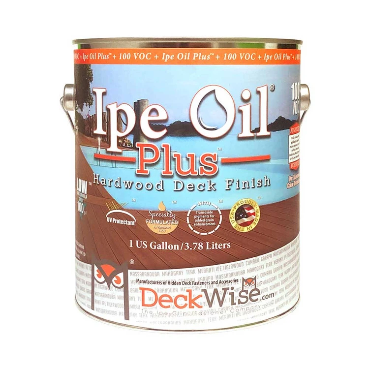 DeckWise Ipe Oil Plus Hardwood Deck Finish - 100 VOC - 1 Gallon 3 DeckWise Ipe Oil Plus Hardwood Deck Finish - 100 VOC - 1 Gallon