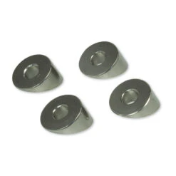 Feeney CableRail SS Beveled Washer For 1/8" Quick Connect Or 3/16" Threaded Terminal - 4 Pack