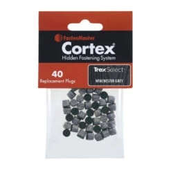 FastenMaster Cortex Replacement Plugs For Trex Decking - 40 Count -ANTONY SHOP Sales FMRCTXTXPG TrexSelectWinchesterGrey 50