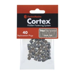 FastenMaster Cortex Replacement Plugs For Trex Decking - 40 Count -ANTONY SHOP Sales FMRCTXTXPG TrexTranscendGravelPath 70