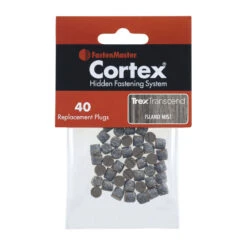 FastenMaster Cortex Replacement Plugs For Trex Decking - 40 Count -ANTONY SHOP Sales FMRCTXTXPG TrexTranscendIslandMist 90