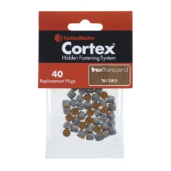 FastenMaster Cortex Replacement Plugs For Trex Decking - 40 Count -ANTONY SHOP Sales FMRCTXTXPG TrexTranscendTikiTorch 140