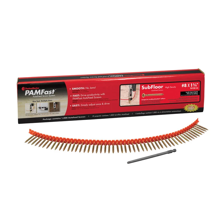 PAMFast AutoFeed Screws For High-Density Subfloor - 1000 Count 3 PAMFast AutoFeed Screws For High-Density Subfloor - 1000 Count