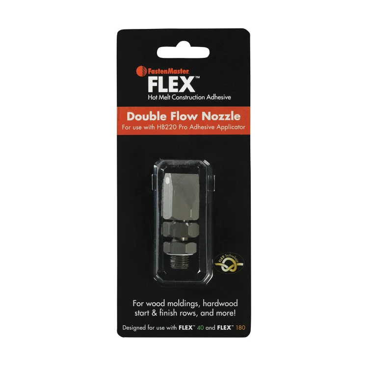 FastenMaster Flex Double Flow Nozzle For HB220 Adhesive Applicator - 3mm 3 FastenMaster Flex Double Flow Nozzle For HB220 Adhesive Applicator - 3mm