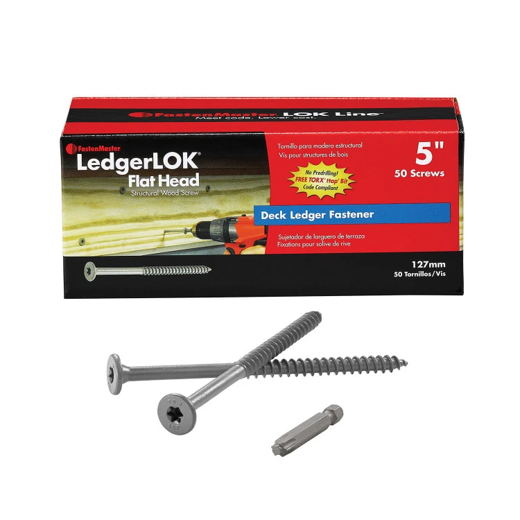 FastenMaster LedgerLOK Flat Head Ledger Board Fastener - 50 Count 3 FastenMaster LedgerLOK Flat Head Ledger Board Fastener - 50 Count