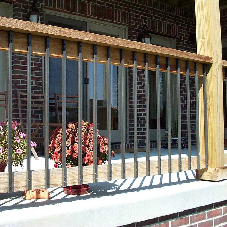 Fortress Vintage Square Face Mount Iron Balusters - 31" - Pack Of 10 4 Fortress Vintage Square Face Mount Iron Balusters - 31" - Pack Of 10 - Image 2