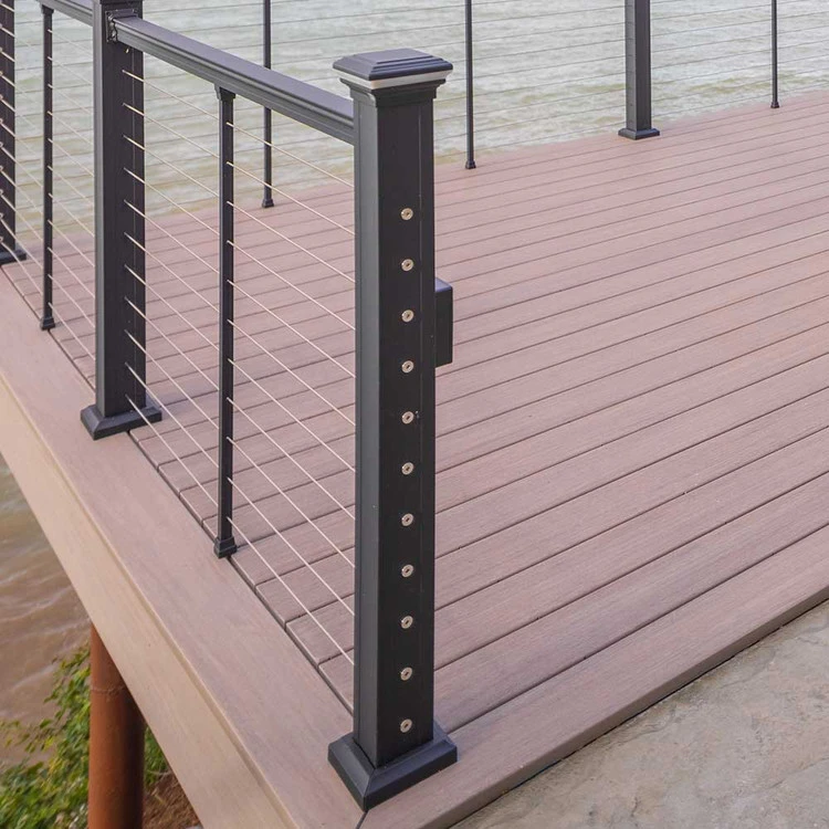 Key-Link Level Post For Horizontal Cable Railing - 3.25" X 38" 11 Key-Link Level Post For Horizontal Cable Railing - 3.25" X 38" - Image 9