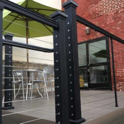 Key-Link Level Post For Horizontal Cable Railing - 3.25" X 38" 24 Key-Link Level Post For Horizontal Cable Railing - 3.25" X 38" -ANTONY SHOP Sales KEYCPL End 42