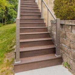 Key-Link Stair Post For Horizontal Cable Railing - 3.25" X 40" 14 Key-Link Stair Post For Horizontal Cable Railing - 3.25" X 40" -ANTONY SHOP Sales KEYCPS End 31