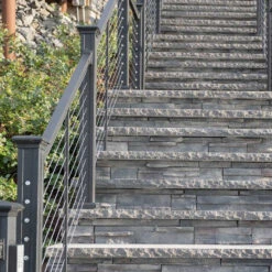 Key-Link Stair Post For Horizontal Cable Railing - 3.25" X 40" 11 Key-Link Stair Post For Horizontal Cable Railing - 3.25" X 40" -ANTONY SHOP Sales KEYCPS Line 41