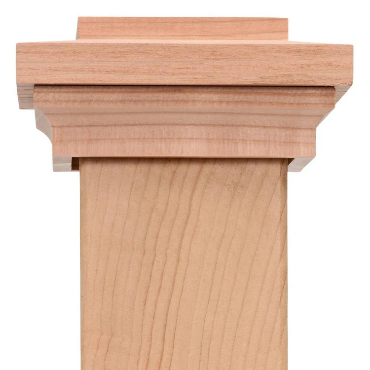 Nantucket Post Cap Harbor Redwood Post Cap 3 Nantucket Post Cap Harbor Redwood Post Cap