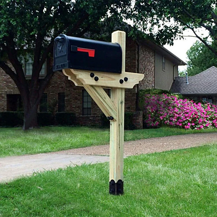 OZCO Building Products OZ-POST MB-24 Square Mailbox Post Anchor - 3-1/2" 4 OZCO Building Products OZ-POST MB-24 Square Mailbox Post Anchor - 3-1/2" - Image 2