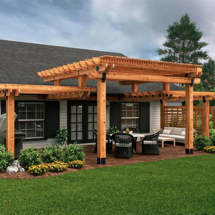 OZCO Building Products Laredo Sunset Two Tier Pergola - Project #396 3 OZCO Building Products Laredo Sunset Two Tier Pergola - Project #396