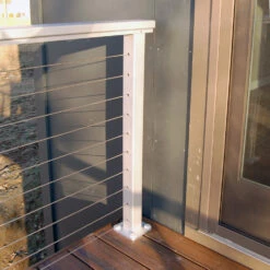 RailFX Surface Mount Post For Horizontal Cable Railing - 2-3/8" X 35" -ANTONY SHOP Sales RFXCPL36 main 40