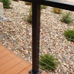 RailFX Surface Mount Post For Horizontal Cable Railing - 2-3/8" X 35" -ANTONY SHOP Sales RFXCPL36 main 50