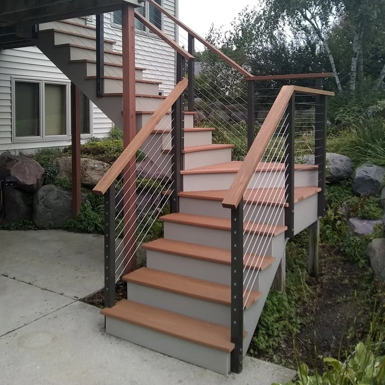 RailFX Fascia Mount Post For Horizontal Cable Railing - 2-3/8" X 46" 5 RailFX Fascia Mount Post For Horizontal Cable Railing - 2-3/8" X 46" - Image 3