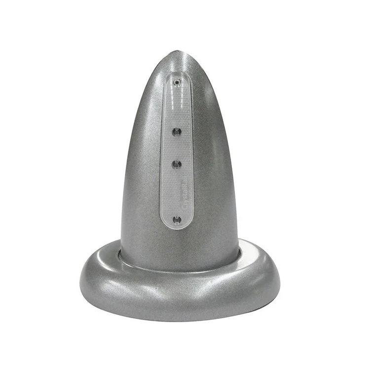 Regal Ideas Crystal Rail Satin Aluminum Glass Mount W/ LED 3 Regal Ideas Crystal Rail Satin Aluminum Glass Mount W/ LED