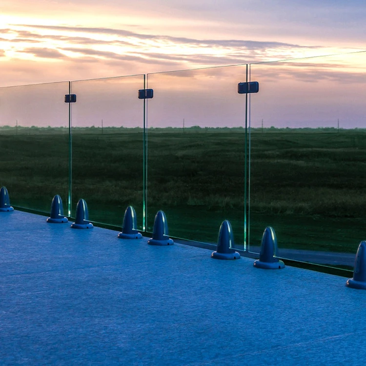 Regal Ideas Crystal Rail Satin Aluminum Glass Mount W/ LED 4 Regal Ideas Crystal Rail Satin Aluminum Glass Mount W/ LED - Image 2