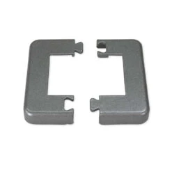 Regal Ideas Crystal Rail Base Plate Cover For Support Post - Satin Aluminum