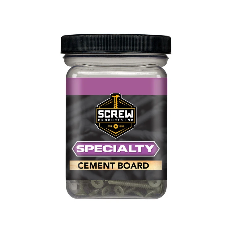 Screw Products Cement Board Star Drive Screw - #8 - 1lb 3 Screw Products Cement Board Star Drive Screw - #8 - 1lb