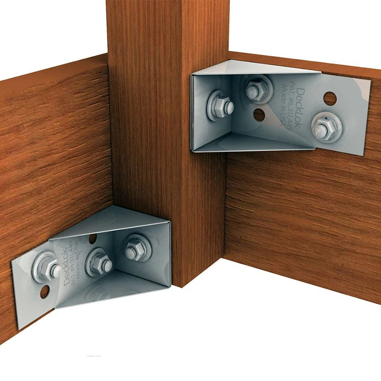 Screw Products DeckLok Bracket System - 316 Stainless Steel - 12 Count 4 Screw Products DeckLok Bracket System - 316 Stainless Steel - 12 Count - Image 2